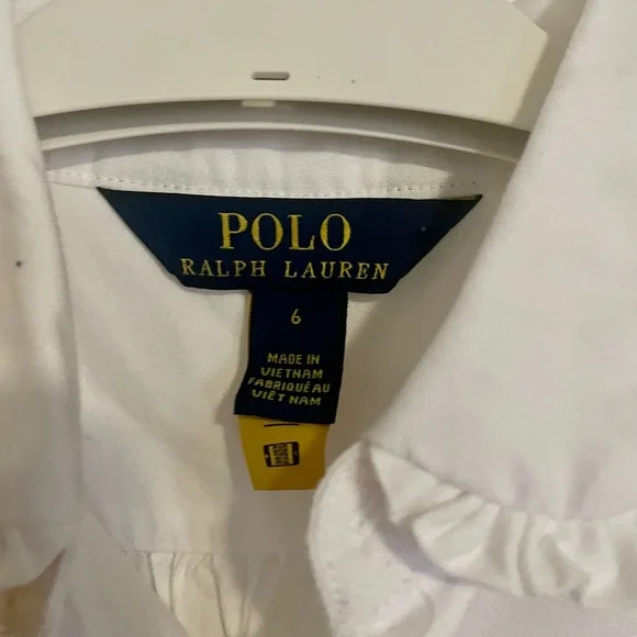 Polo by Ralph Lauren White Short Sleeve Shirt - Picture 3 of 5